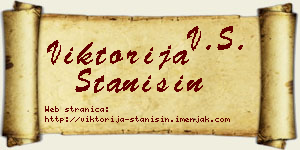 Viktorija Stanišin vizit kartica
